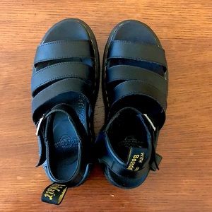 Dr. Marten AirWair sandals with bouncing soles. ONLY WORN TWICE!!